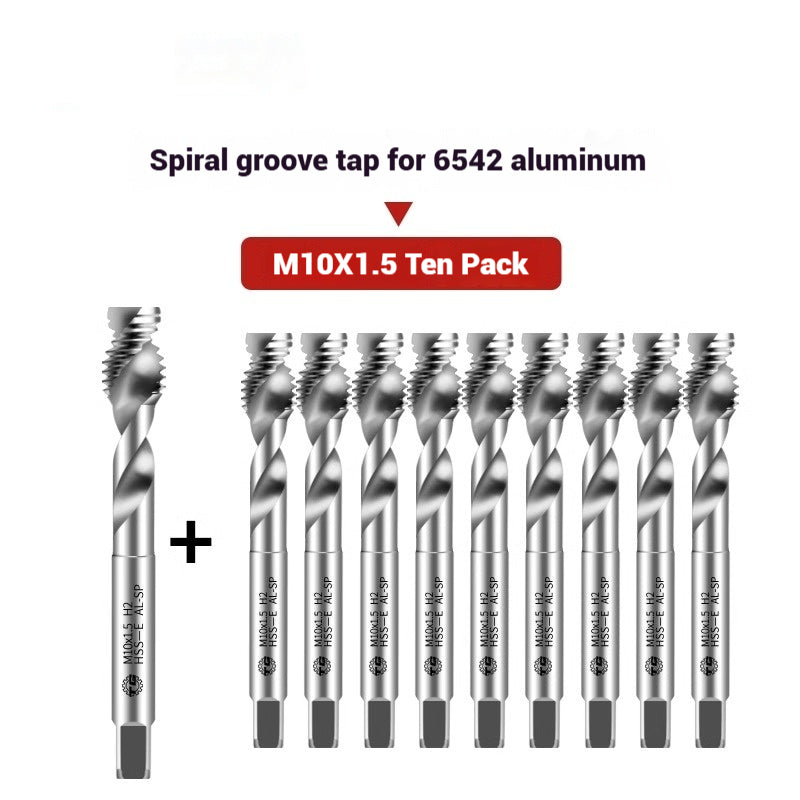 1102-High speed steel taps for aluminum machine tapping aluminum alloy tapping spiral groove aluminum tapping aluminum plate tapping 3-12mm Shandong Denso Pricision Tools Co.,Ltd.